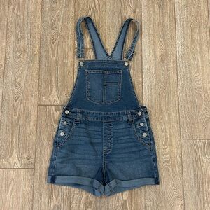 Short Denim Overalls